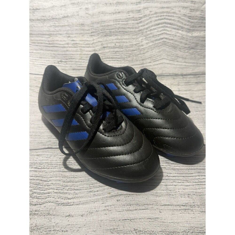 Adidas Soccer Cleats Size 12K Shoes Black & Blue Unisex (Little Kid)